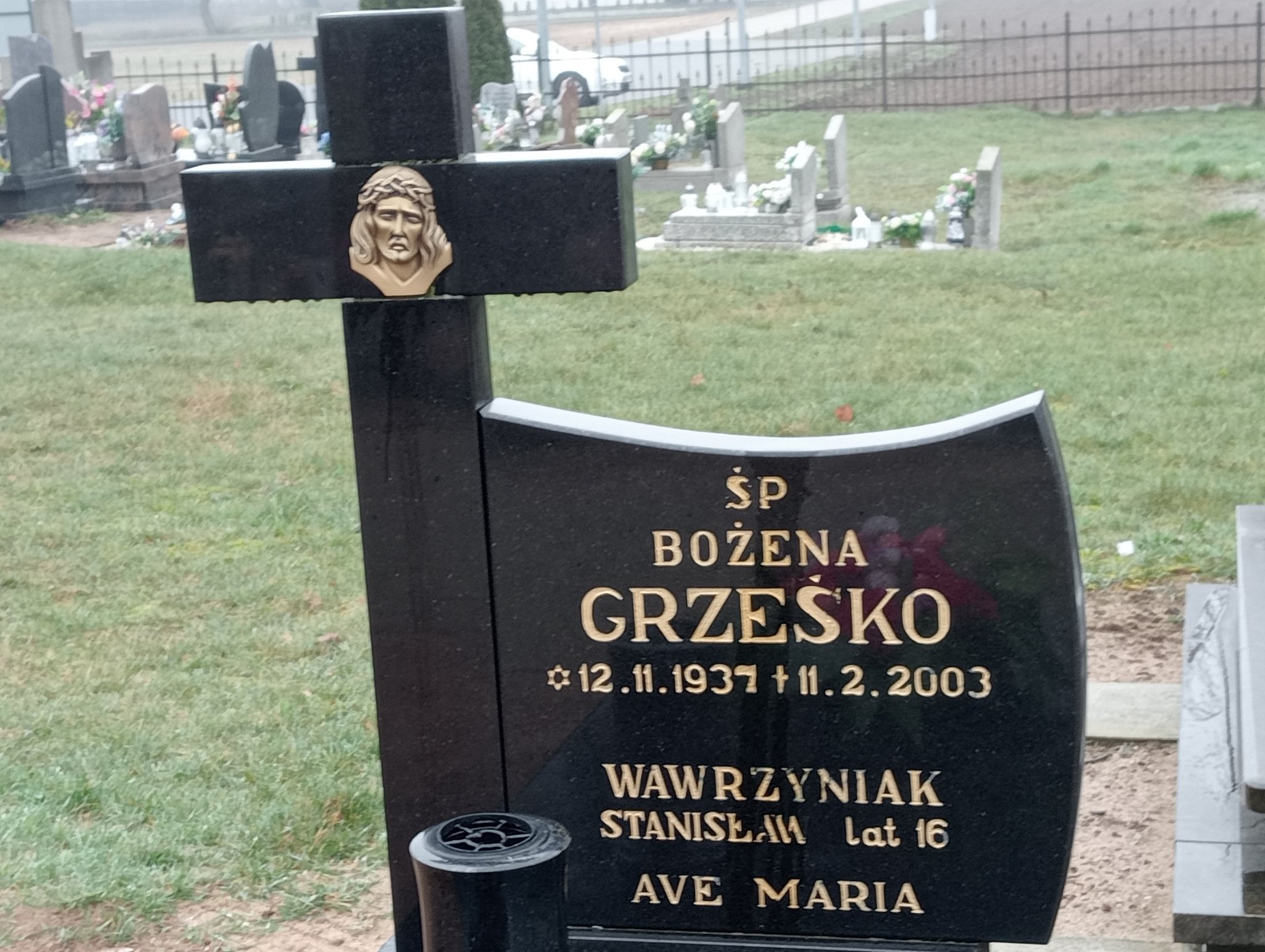 Bożena Grześko 1937 Murzynowo Kościelne - Grobonet - Wyszukiwarka osób pochowanych