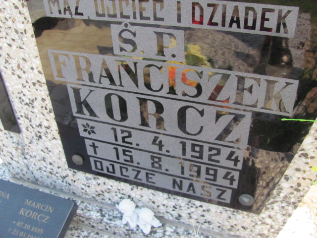 Marcin Korcz 1885 Murzynowo Kościelne - Grobonet - Wyszukiwarka osób pochowanych